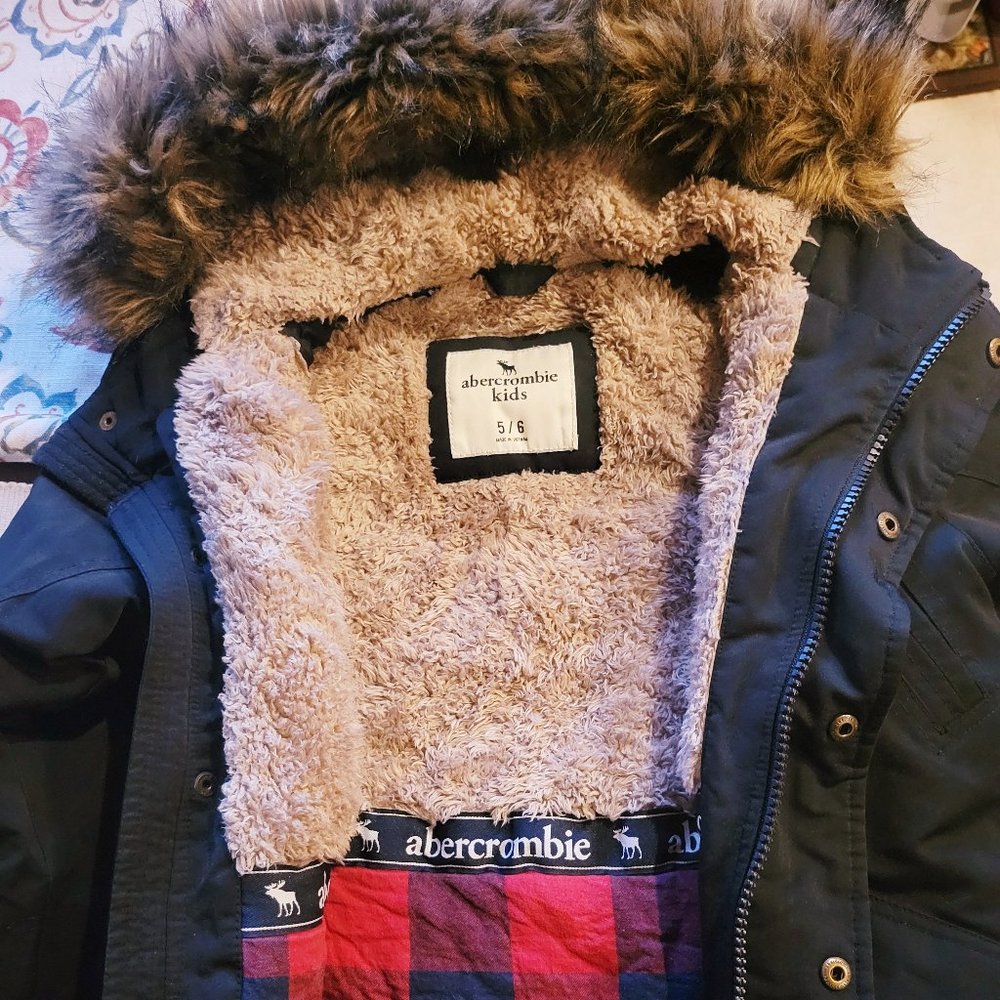Boys 5/6 Abercrombie and Fitch Parka